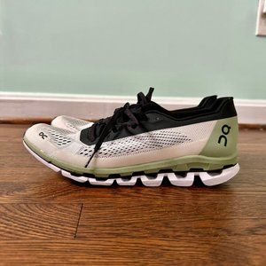 On Running Womens Size 8.5 Cloudboom Helion Green/White/Black